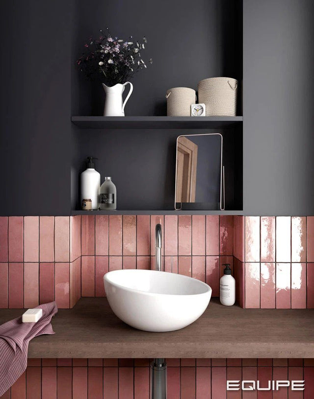 Lãng Mạn Với Phòng Tắm Màu Hồng - SaigonCasa | Curated Surfaces & Contemporary Living