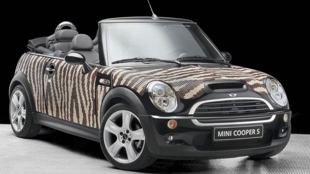 Xe Mini Cooper khảm thuỷ tinh nghệ thuật