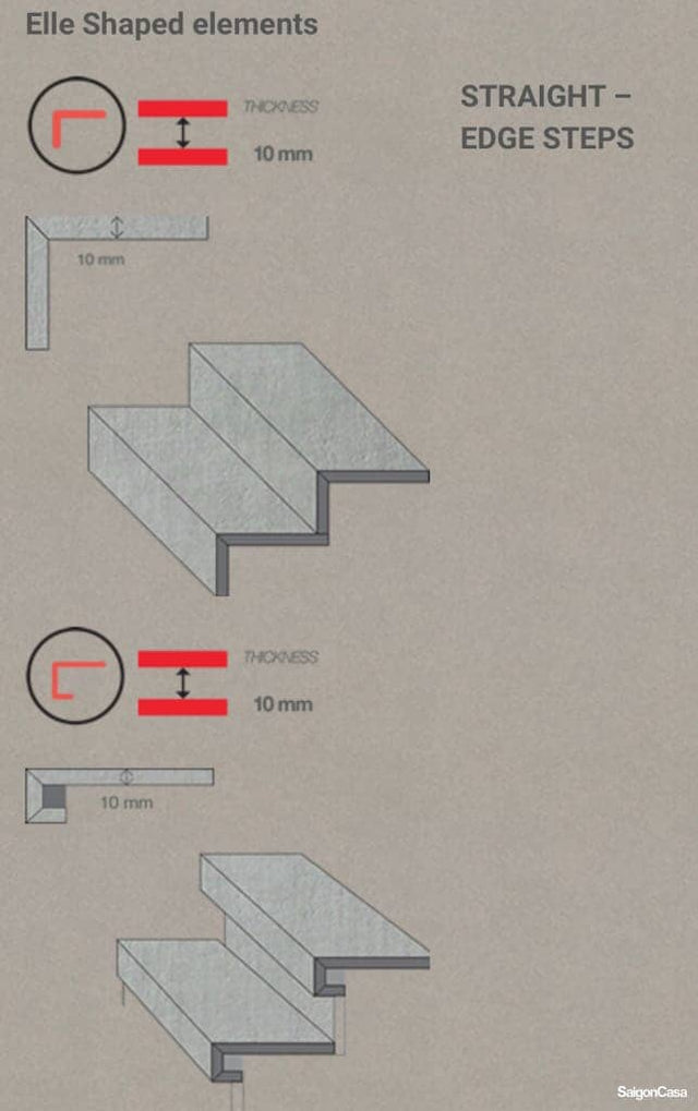 Bậc Thang - Viền Hồ Bơi - Xả Tràn Hồ Bơi - SaigonCasa | Curated Surfaces & Contemporary Living