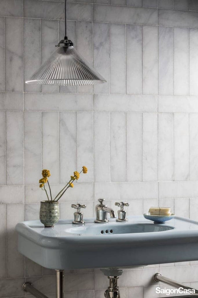 Đá marble Carrara 75x305mm