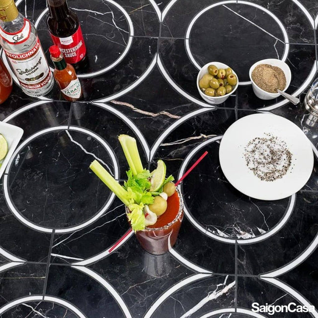Đá Marble Trang Trí Nero - SaigonCasa | Curated Surfaces & Contemporary Living
