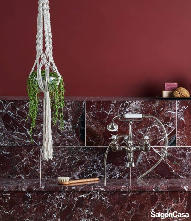 Đá marble Rosso Levanto