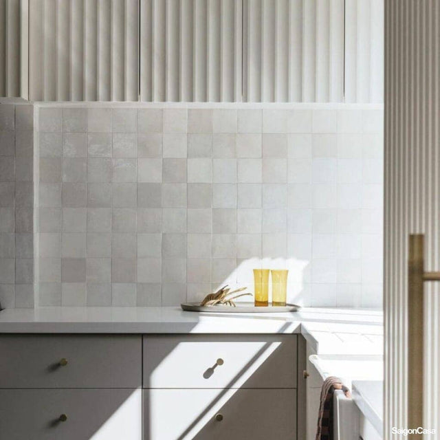 Gạch Gốm Artisan White - SaigonCasa | Curated Surfaces & Contemporary Living