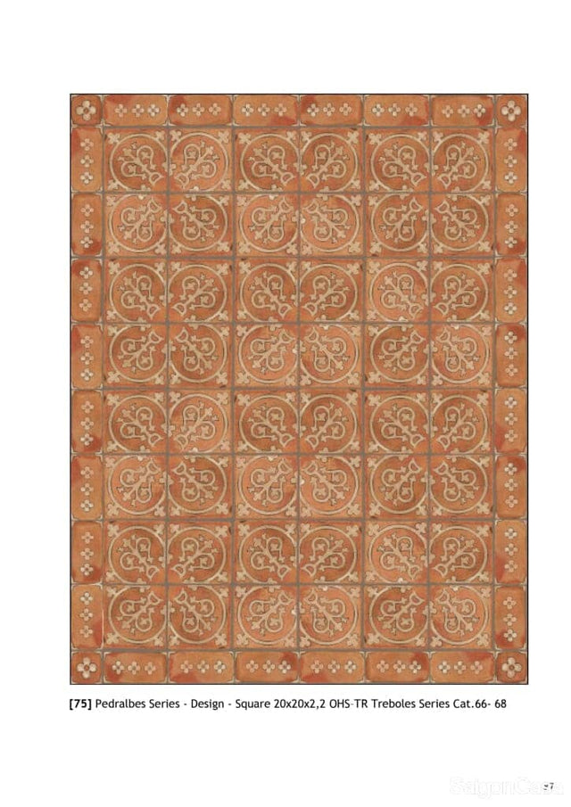 Gạch Gốm Thủ Công Giả Cổ Pedralbes - SaigonCasa | Curated Surfaces & Contemporary Living