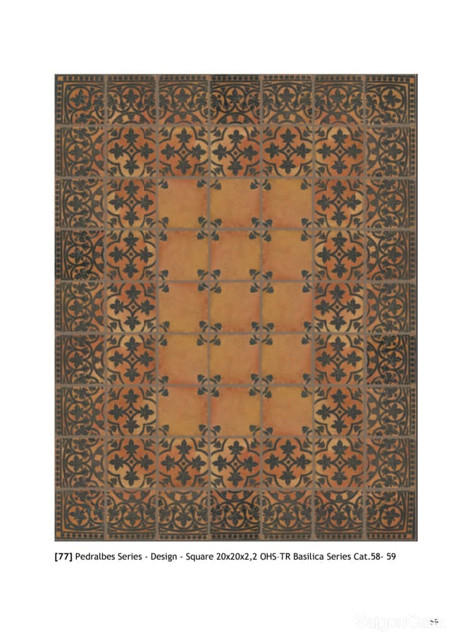 Gạch Gốm Thủ Công Giả Cổ Pedralbes - SaigonCasa | Curated Surfaces & Contemporary Living