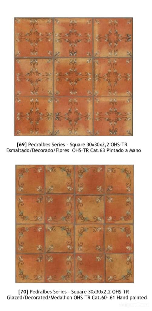 Gạch Gốm Thủ Công Giả Cổ Pedralbes - SaigonCasa | Curated Surfaces & Contemporary Living