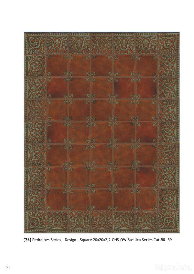 Gạch Gốm Thủ Công Giả Cổ Pedralbes - SaigonCasa | Curated Surfaces & Contemporary Living