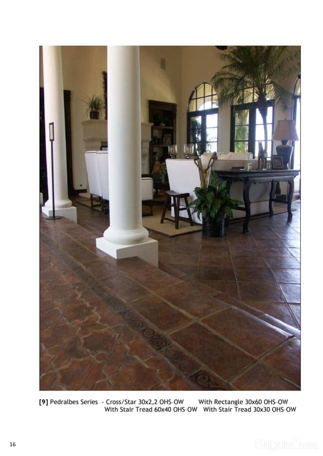 Gạch Gốm Thủ Công Giả Cổ