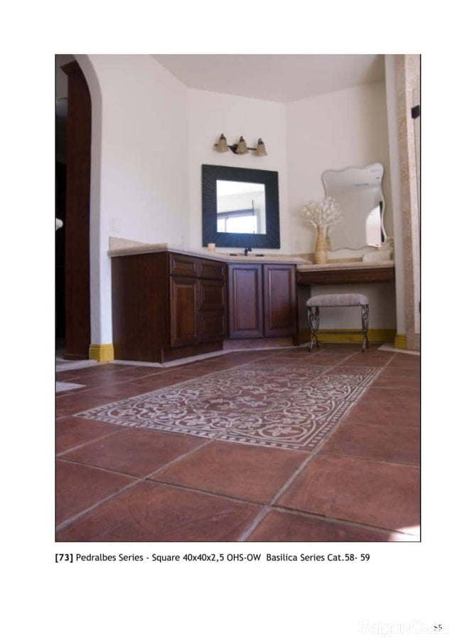 Gạch Gốm Thủ Công Giả Cổ