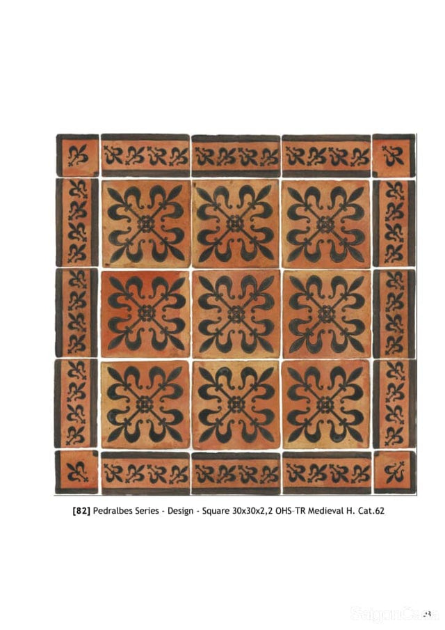 Gạch Gốm Thủ Công Giả Cổ