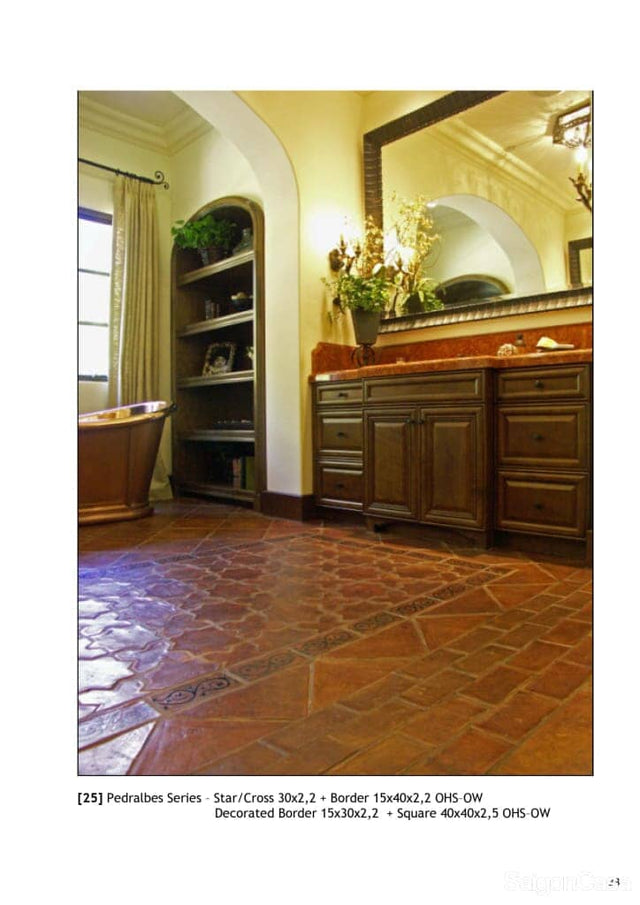 Gạch Gốm Thủ Công Giả Cổ