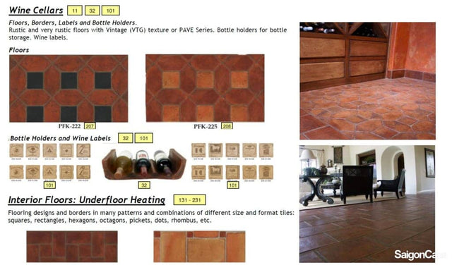 gạch hầm rượu