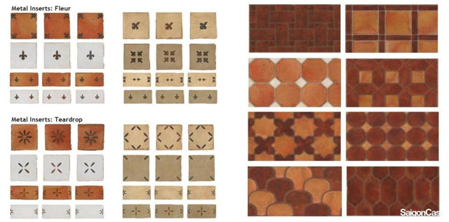 viên điểm với kim loại