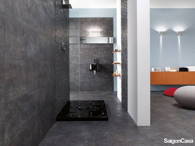 Gạch Hiệu Ứng Kim Loại Reaction - SaigonCasa | Curated Surfaces & Contemporary Living