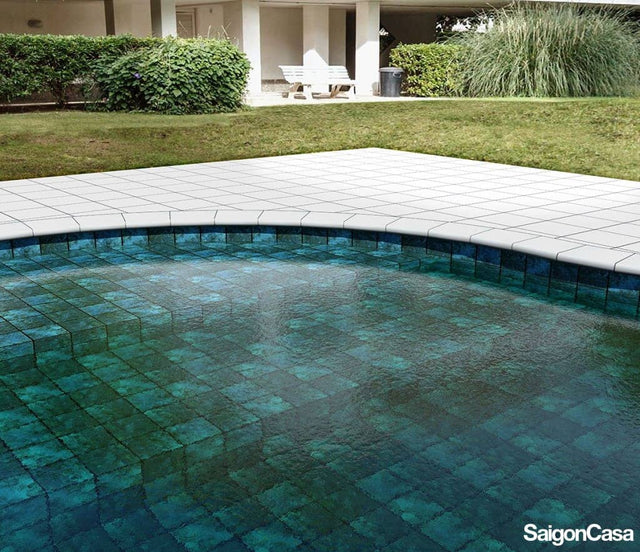 Gạch Hồ Bơi Ocean Green River 30x30cm - SaigonCasa | Curated Surfaces & Contemporary Living