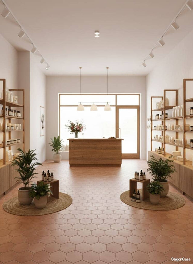 Gạch Lục Giác Terra Rosso