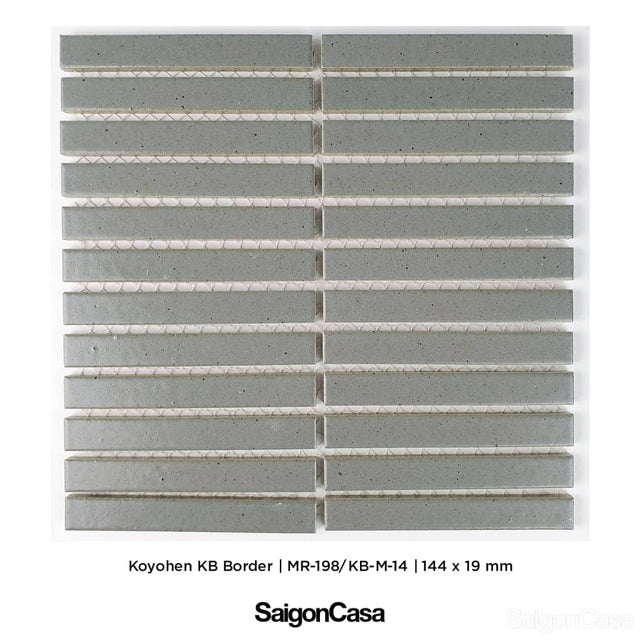 Gạch Mosaic Nhật Bản Koyohen Border - SaigonCasa | Curated Surfaces & Contemporary Living
