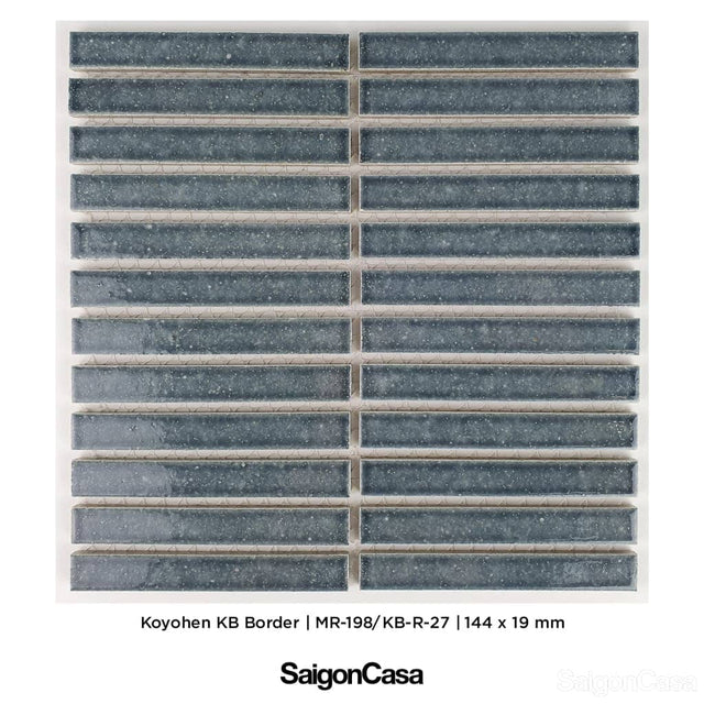 Gạch Mosaic Nhật Bản Koyohen Border - SaigonCasa | Curated Surfaces & Contemporary Living