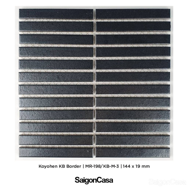 Gạch Mosaic Nhật Bản Koyohen Border - SaigonCasa | Curated Surfaces & Contemporary Living