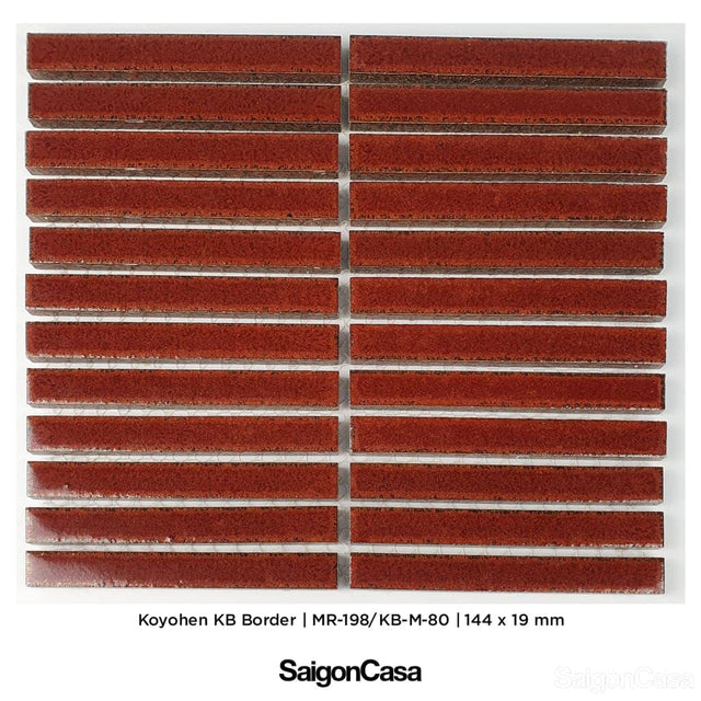 Gạch Mosaic Nhật Bản Koyohen Border - SaigonCasa | Curated Surfaces & Contemporary Living