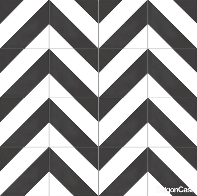 Gạch Trang Trí Décor Diago Noir - SaigonCasa | Curated Surfaces & Contemporary Living