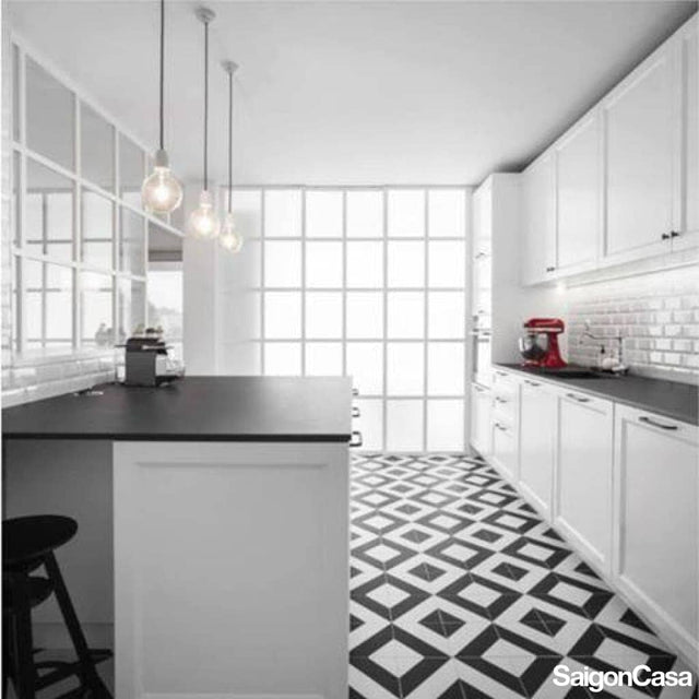 Gạch Trang Trí Décor Diago Noir - SaigonCasa | Curated Surfaces & Contemporary Living