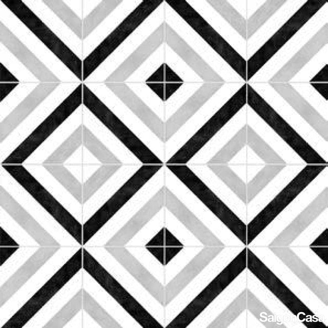 Gạch trang trí Frame 15 Decor Stripes B&w