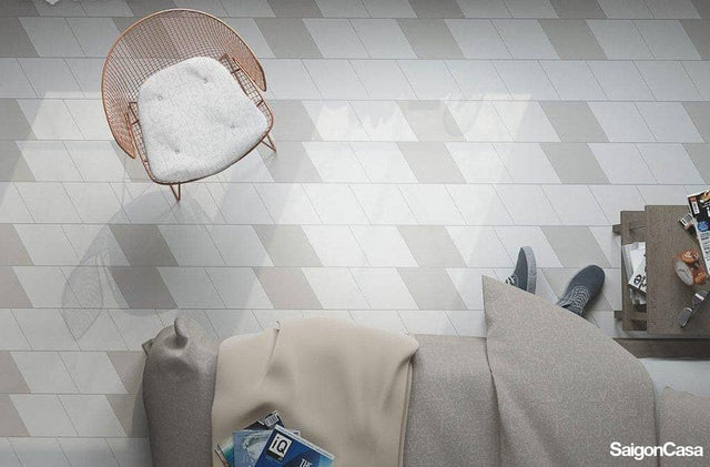 Gạch Trang Trí Hình Thoi Rhombus - SaigonCasa | Curated Surfaces & Contemporary Living