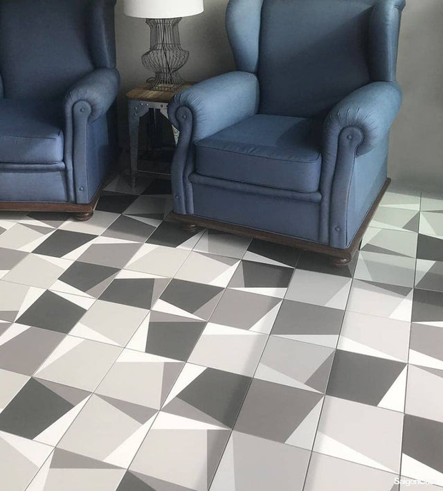 Gạch Trang Trí Origami Noir 20x20cm - SaigonCasa | Curated Surfaces & Contemporary Living