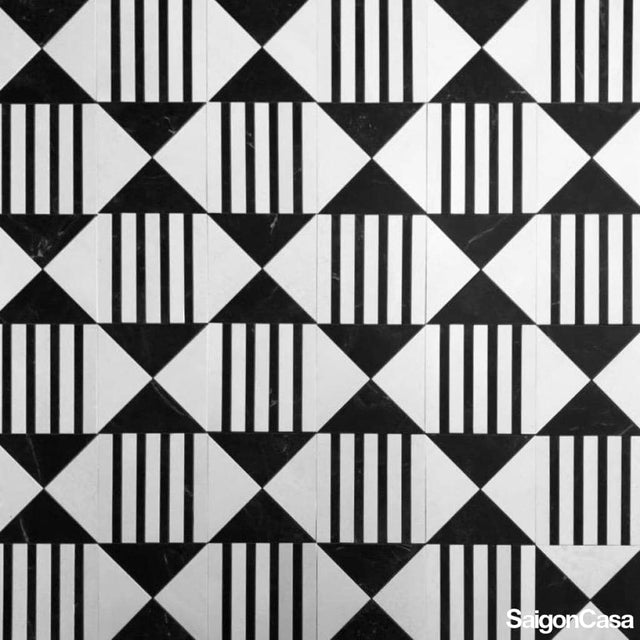 Gạch Trang Trí Patchwork B&W - SaigonCasa | Curated Surfaces & Contemporary Living