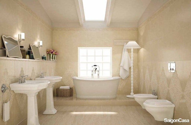 Gạch Tường Phòng Tắm Venetia Avorio - SaigonCasa | Curated Surfaces & Contemporary Living