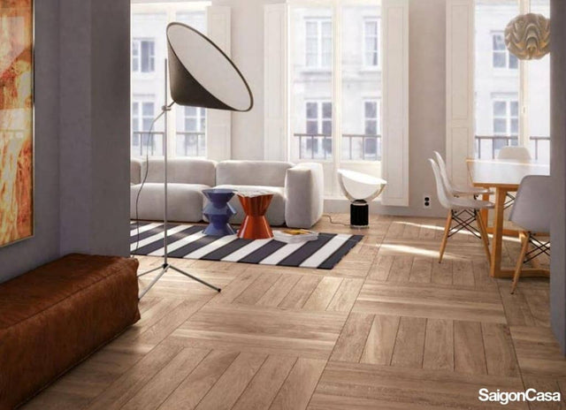 Gạch vân gỗ Atelier Brown 15X90