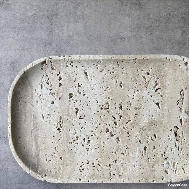 Khay Đá Marble Travertine