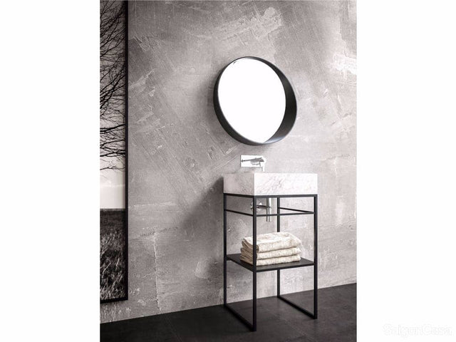 Lavabo Đá + Chân Kim Loại - SaigonCasa | Curated Surfaces & Contemporary Living