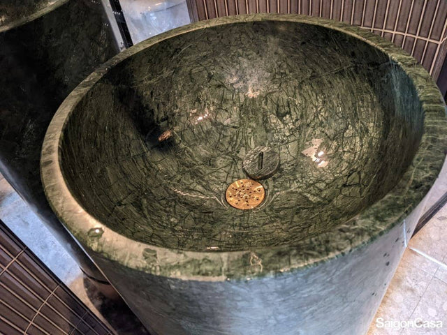 Lavabo Đá Nguyên Khối - SaigonCasa | Curated Surfaces & Contemporary Living