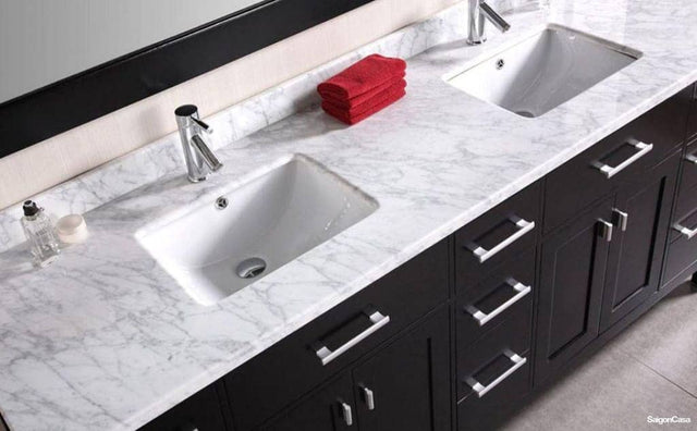 Mặt Lavabo Đá Marble - SaigonCasa | Curated Surfaces & Contemporary Living