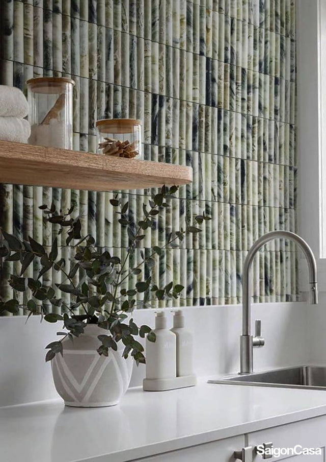 Mosaic Đá 3D Jade - SaigonCasa | Curated Surfaces & Contemporary Living