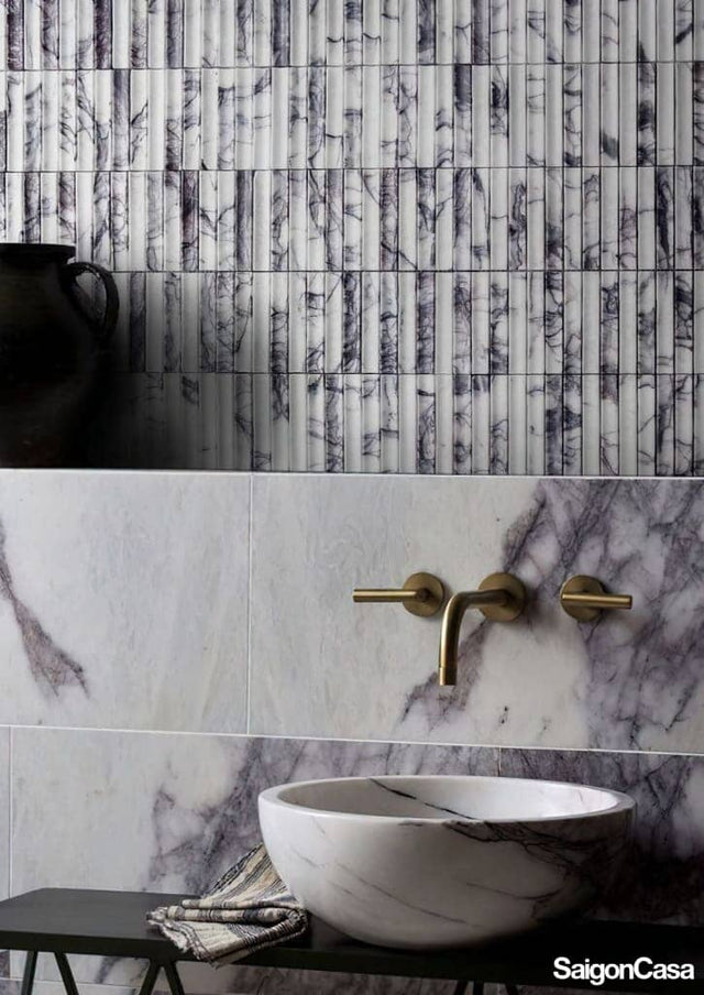 Mosaic Đá 3D Lilac