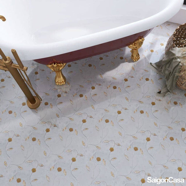 Đá Mosaic Marble Fleur