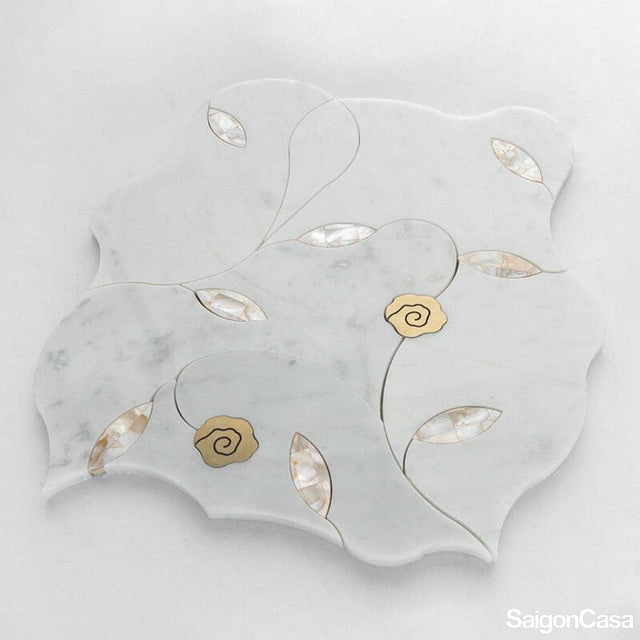 Đá Mosaic Marble Fleur