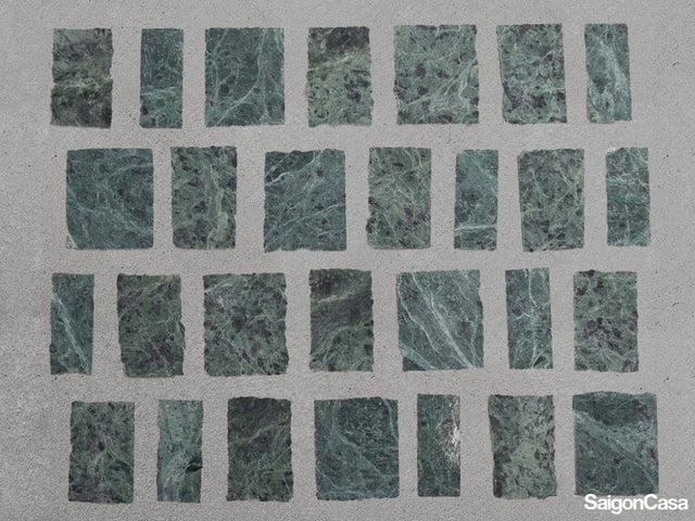 Mosaic Đá Marble Cắt Thô - SaigonCasa | Curated Surfaces & Contemporary Living