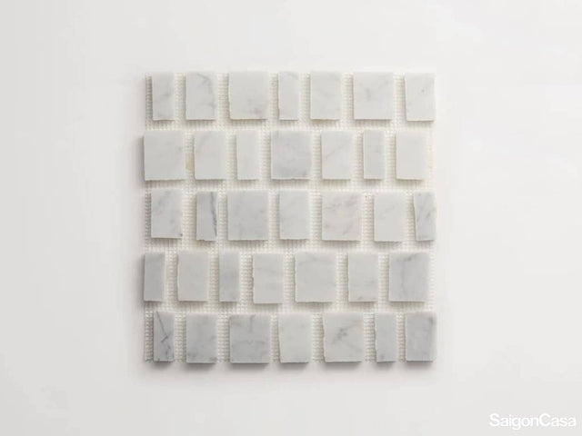 Mosaic Đá Marble Cắt Thô