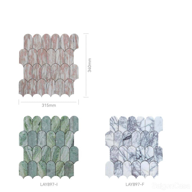 Mosaic Đá Marble Deluxe - SaigonCasa | Curated Surfaces & Contemporary Living