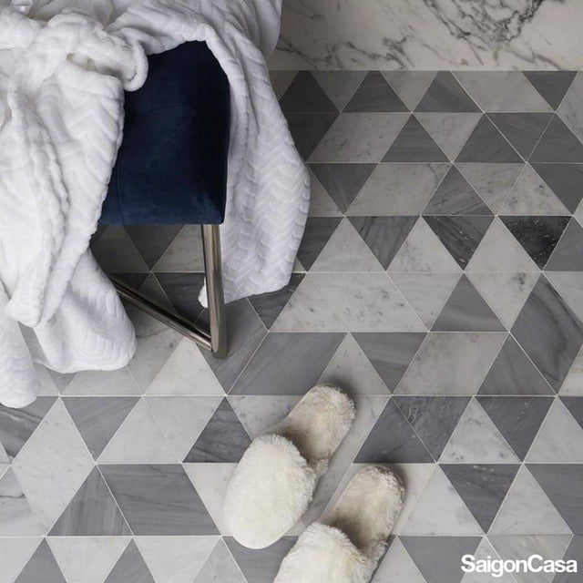 Mosaic Đá Marble Duo Mix - SaigonCasa | Curated Surfaces & Contemporary Living