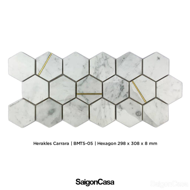 Mosaic Đá Marble Herakles - SaigonCasa | Curated Surfaces & Contemporary Living