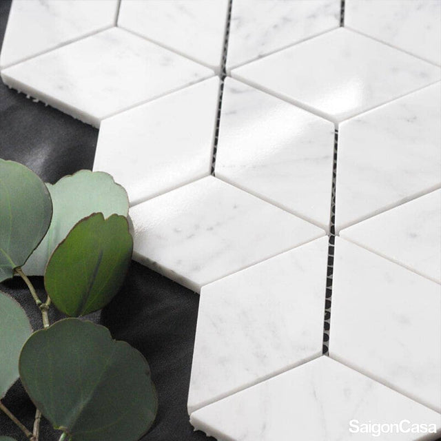 Mosaic Đá Marble Rhombus