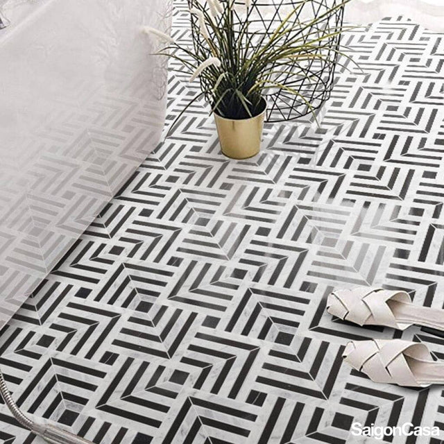 Mosaic Đá Marble Stripe