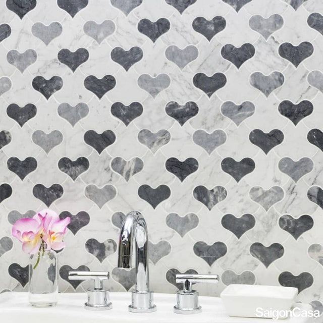 Mosaic Đá Marble Valentine's - SaigonCasa | Curated Surfaces & Contemporary Living