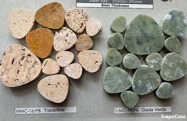 Mosaic Đá Stone Pebble - SaigonCasa | Curated Surfaces & Contemporary Living