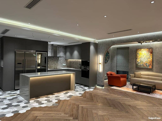 Mosaic Kim Loại Đồng Xu Màu Nâu Tobaco Building Materials
